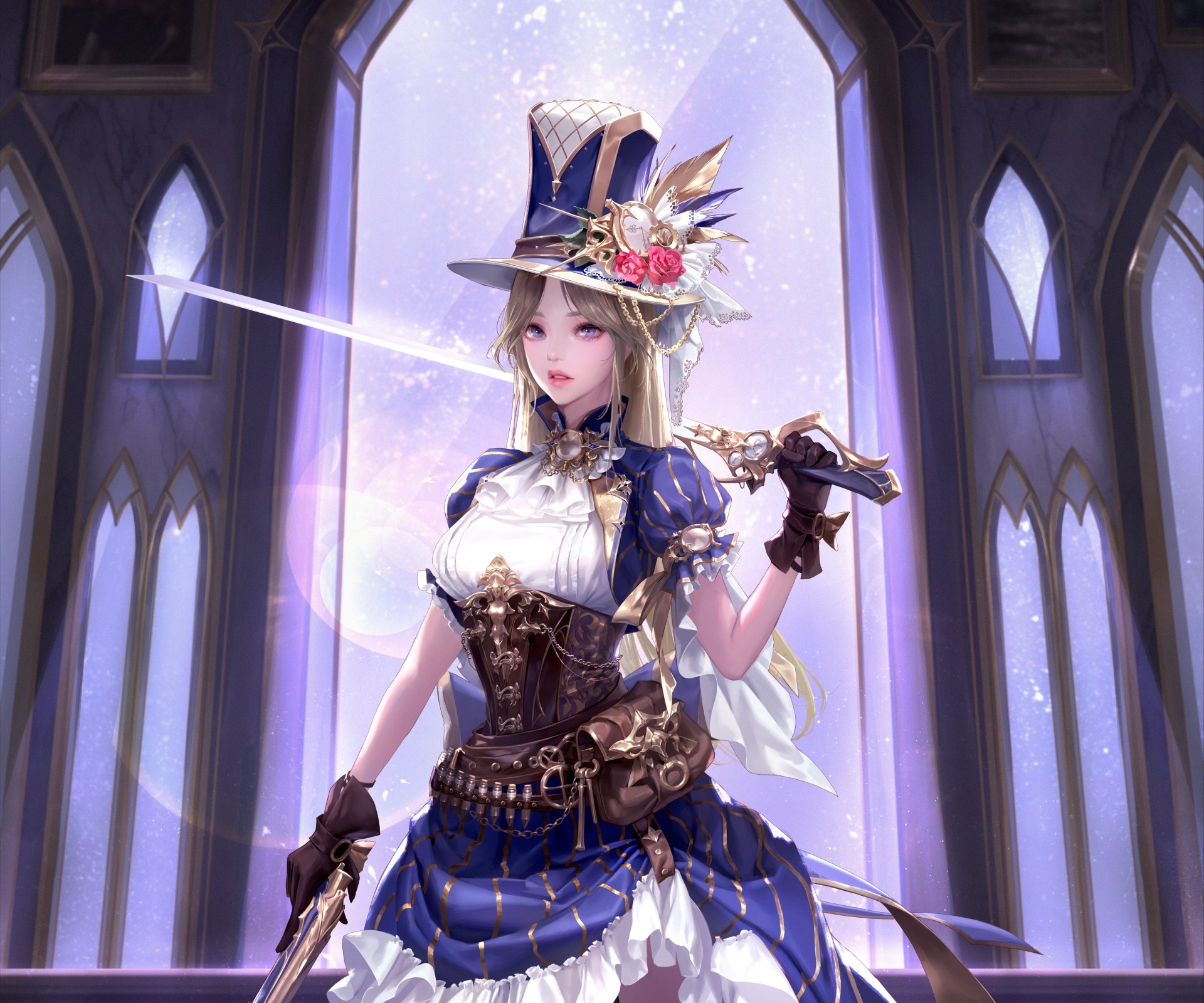 Download Fantasy Woman Warrior 4k Ultra HD Wallpaper