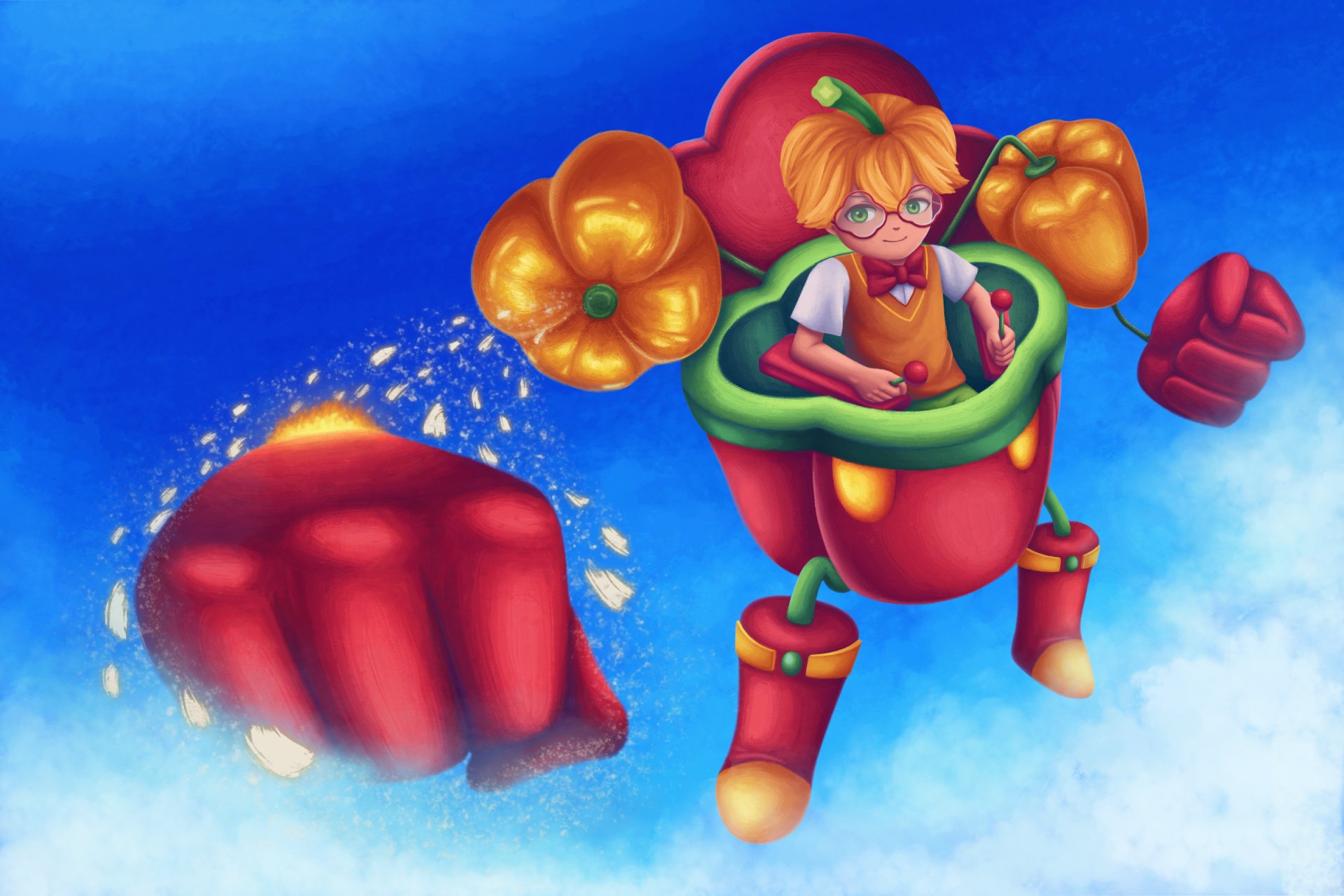 Download Bell Pepper Cookie (Cookie Run) Video Game Cookie Run: OvenBreak HD Wallpaper