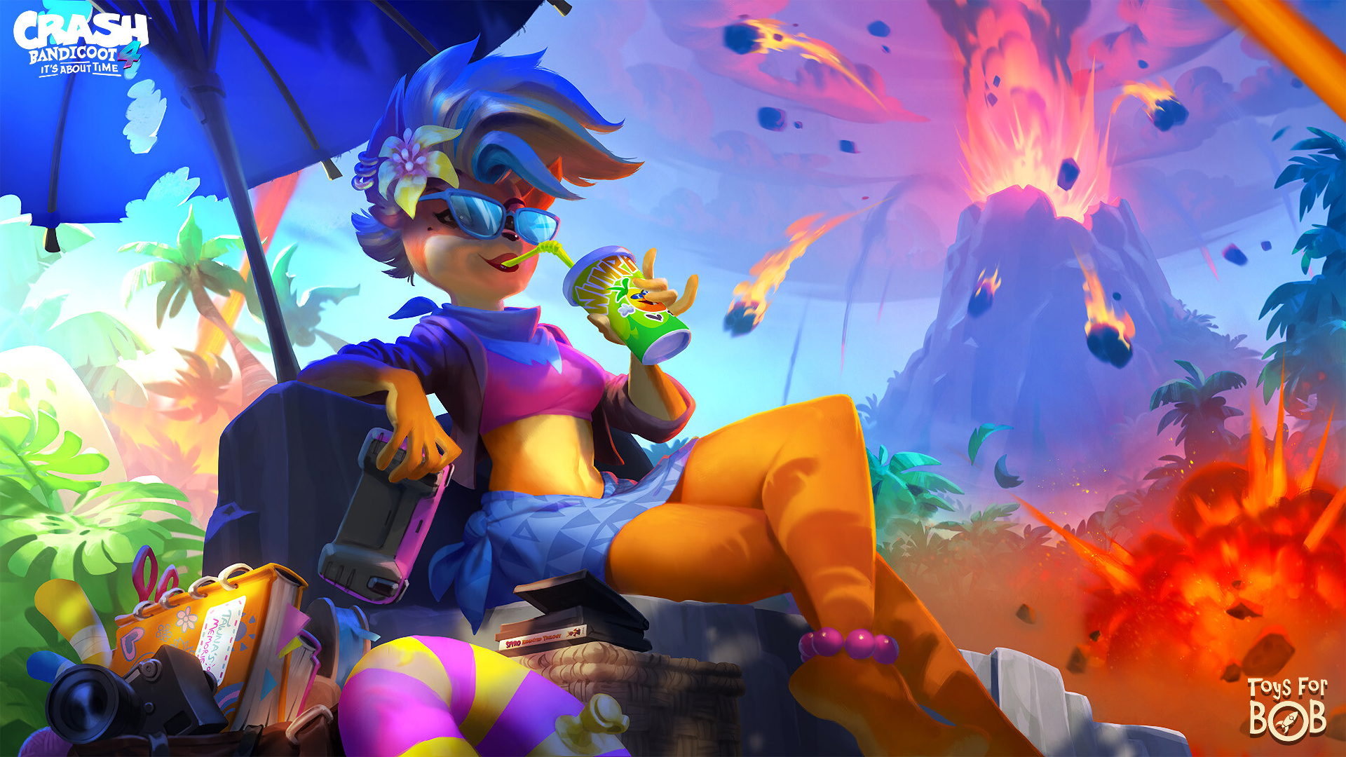 Download Video Game Crash Bandicoot 4: It's About Time HD Wallpaper by Nicola Saviori