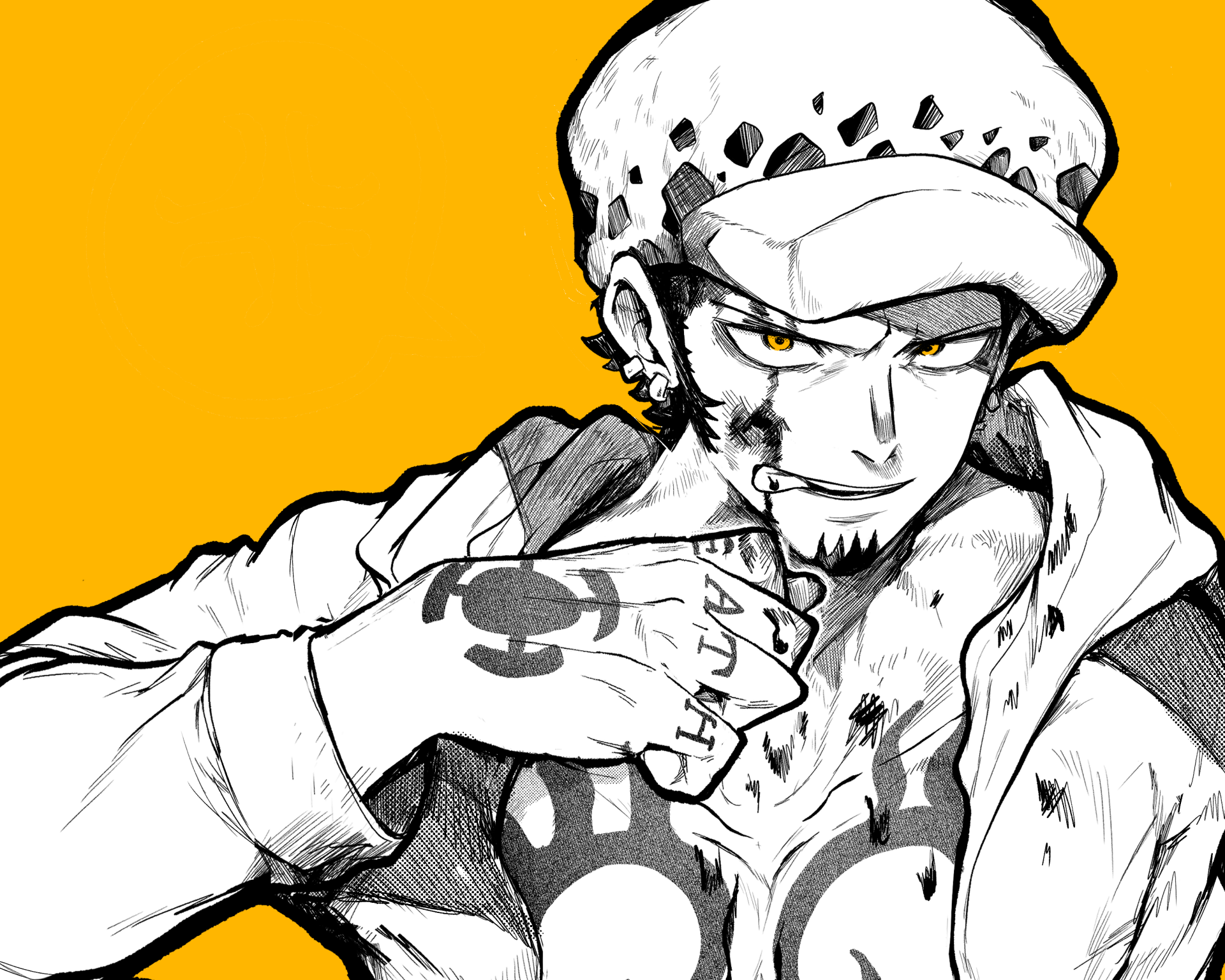 Download Trafalgar Law Anime One Piece HD Wallpaper by 四海紫郎