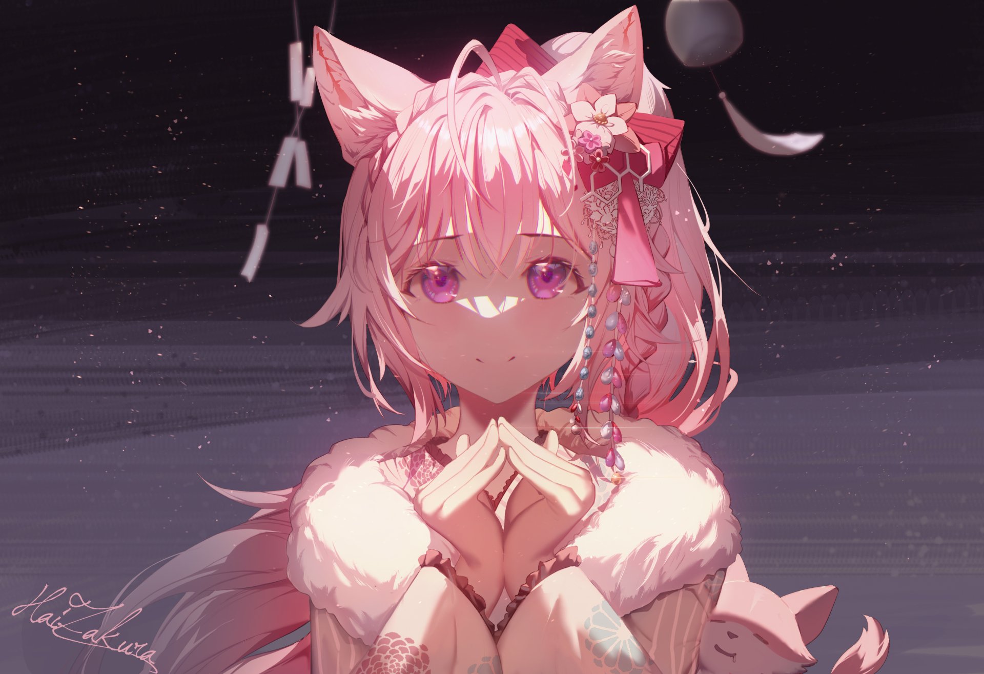 Download Hololive Hakui Koyori Anime Virtual Youtuber 4k Ultra HD Wallpaper