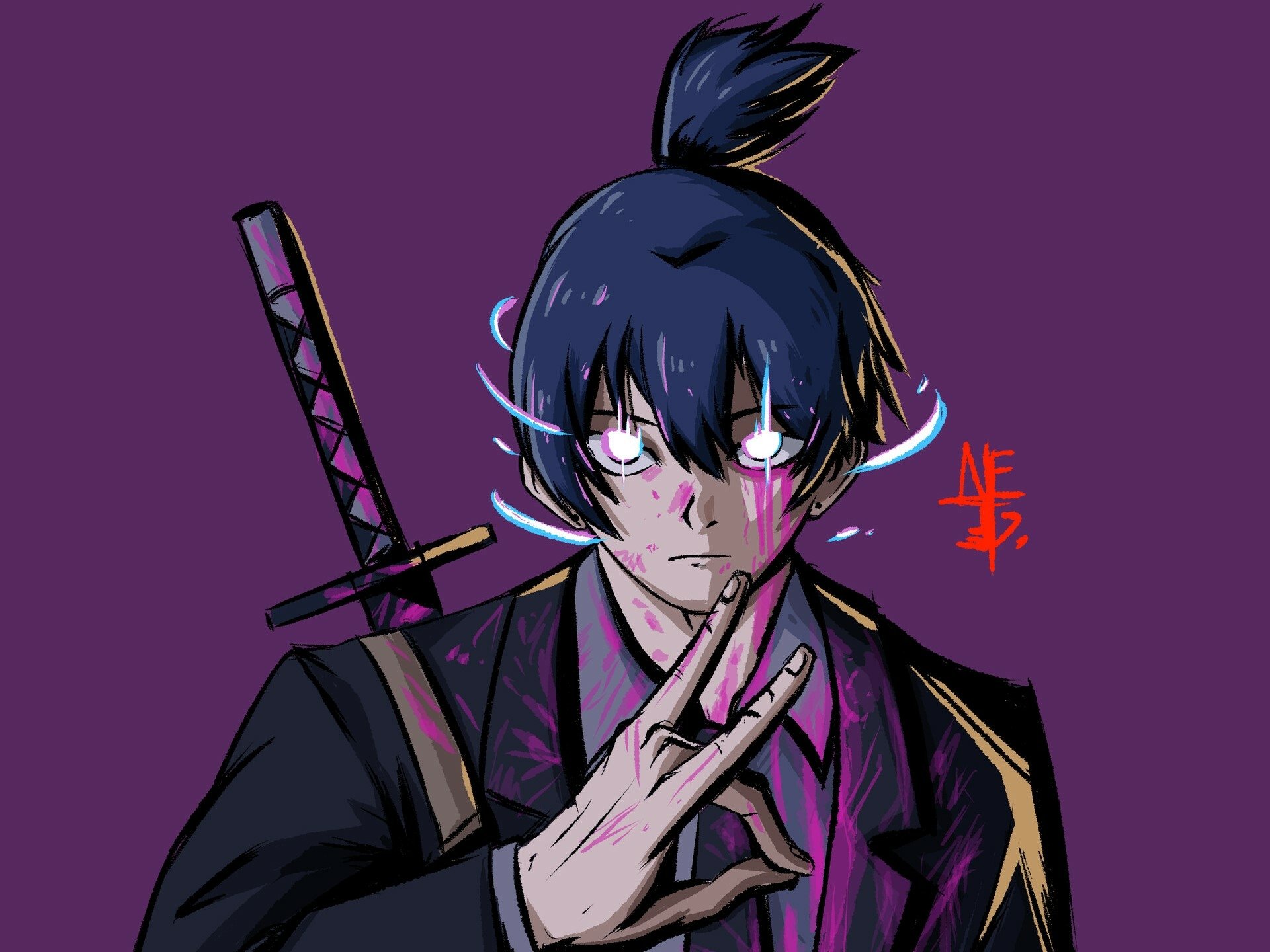 Download Aki Hayakawa Anime Chainsaw Man HD Wallpaper by seeunanda