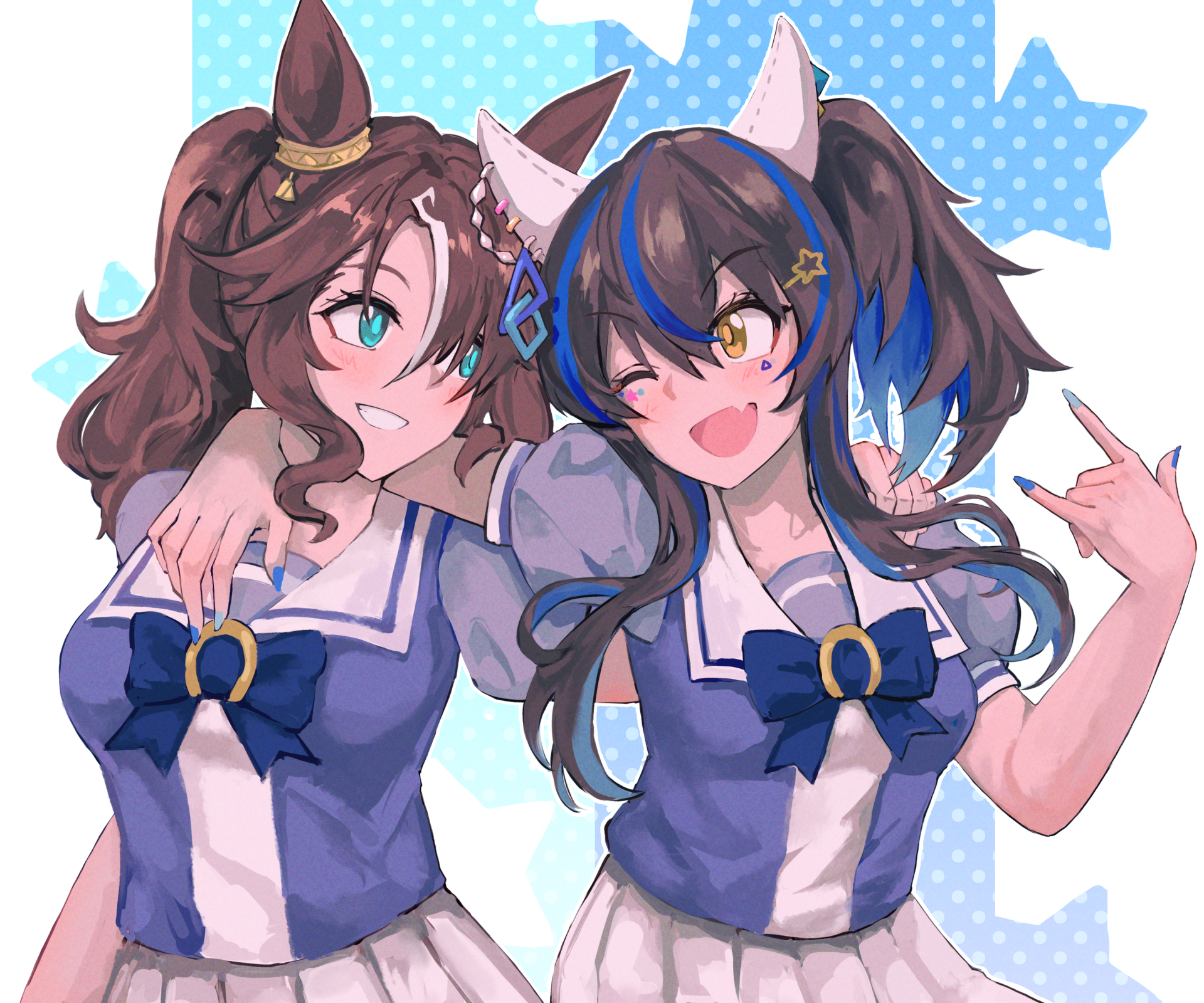 Download Mejiro Palmer Daitaku Helios Anime Uma Musume: Pretty Derby HD Wallpaper by ootato