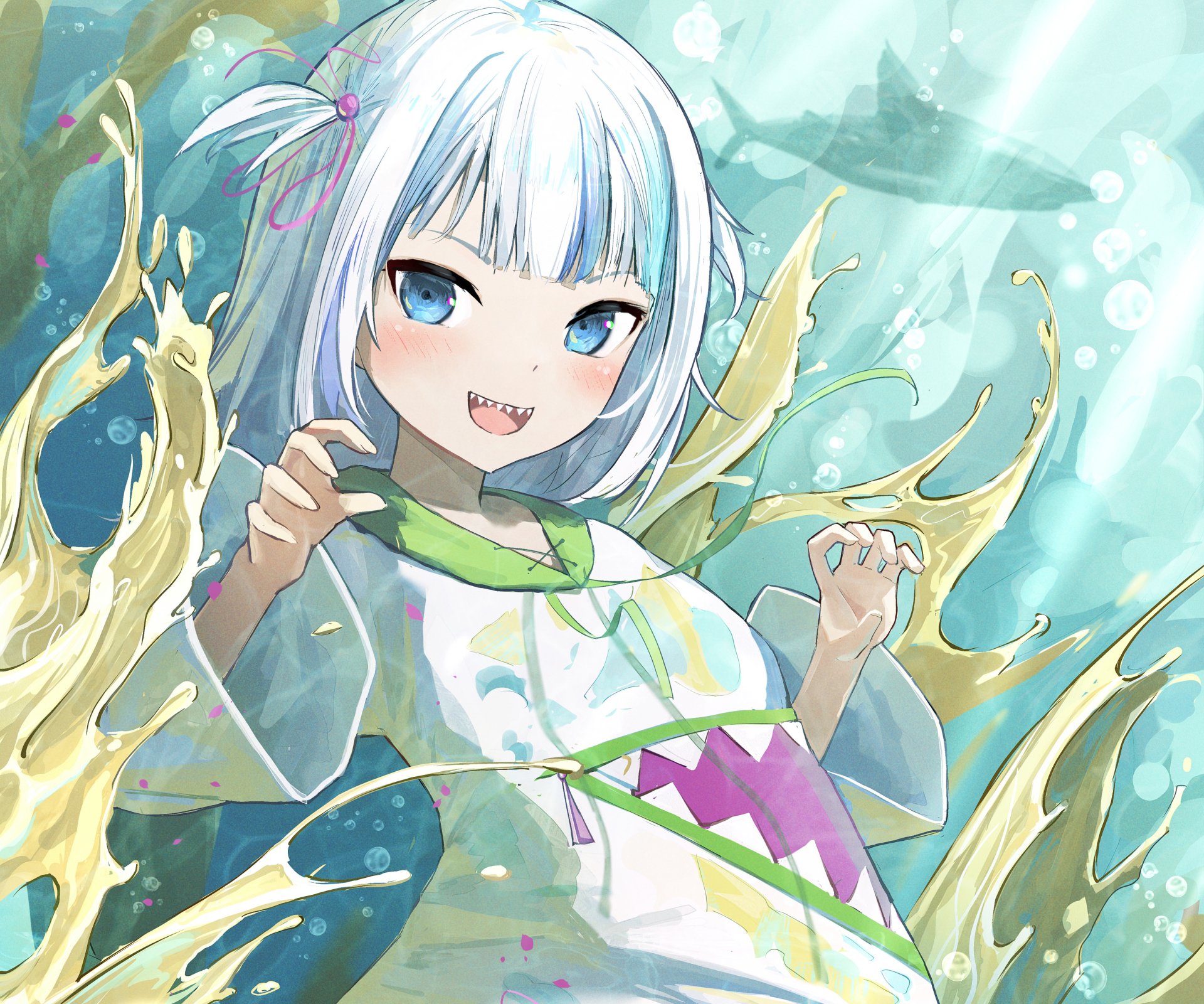 Download Hololive Gawr Gura Anime Virtual Youtuber HD Wallpaper by hidulme