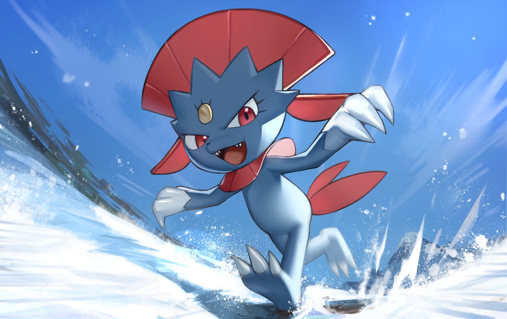 Weavile Pokémon HD Wallpapers und Hintergründe