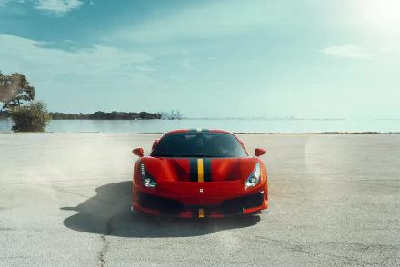 vehicle Ferrari 488 Pista HD Desktop Wallpaper | Background Image