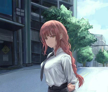 Makima (Chainsaw Man) Anime Chainsaw Man HD Desktop Wallpaper | Background Image