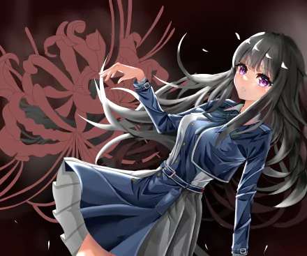 Takina Inoue Anime Lycoris Recoil HD Desktop Wallpaper | Background Image