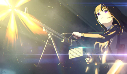 Takina Inoue Anime Lycoris Recoil HD Desktop Wallpaper | Background Image