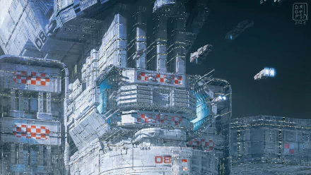  Infinite fleet / USF Station by DOFRESH