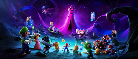 video game Mario + Rabbids Sparks of Hope HD Desktop Wallpaper | Background Image