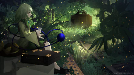 Koishi Komeiji Anime Touhou HD Desktop Wallpaper | Background Image