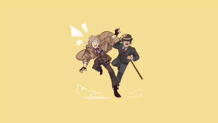 Yujin Mikotoba Herlock Sholmes video game The Great Ace Attorney Chronicles HD Desktop Wallpaper | Background Image