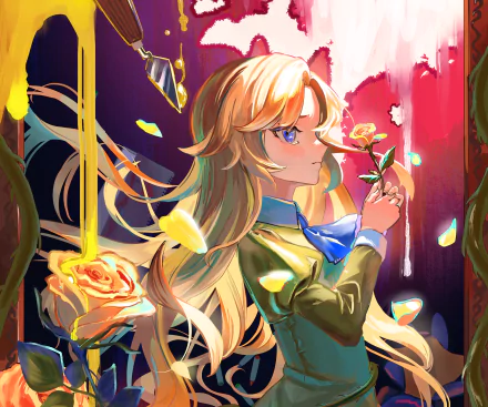 Mary (Ib) video game Ib (2012) HD Desktop Wallpaper | Background Image