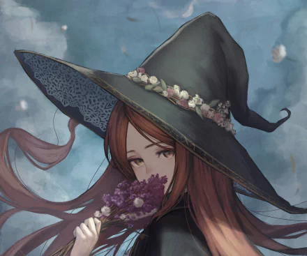 Anime witch HD Desktop Wallpaper | Background Image