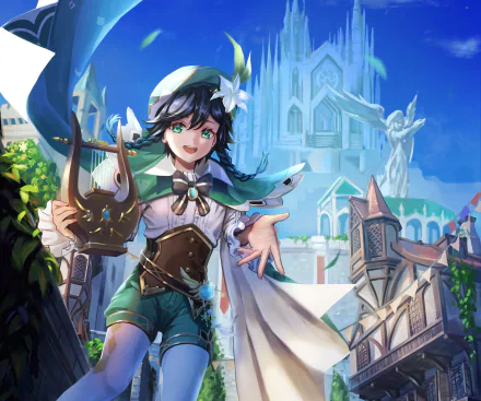  Venti - Genshin Impact by tyasuzu