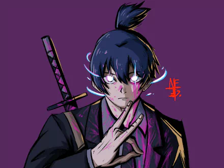 Aki Hayakawa Anime Chainsaw Man HD Desktop Wallpaper | Background Image