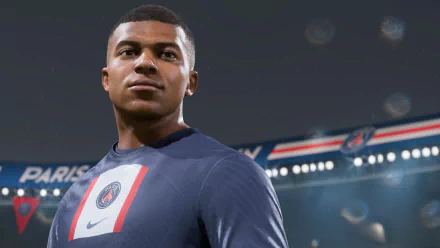 Kylian Mbappé video game FIFA 23 HD Desktop Wallpaper | Background Image