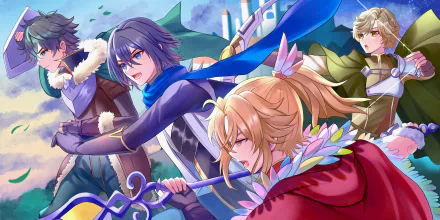 Itsuki Kawasumi Ren Amaki Motoyasu Kitamura Naofumi Iwatani Anime The Rising of the Shield Hero HD Desktop Wallpaper | Background Image