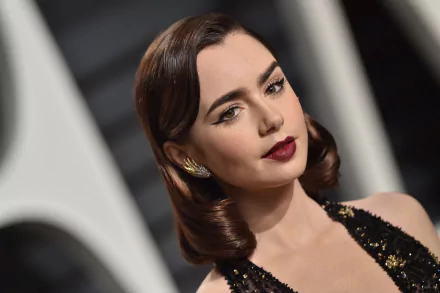 Celebrity Lily Collins HD Desktop Wallpaper | Background Image