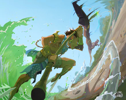  Namor the Sub-Mariner vs Black Panther by Narupiti Harunsong
