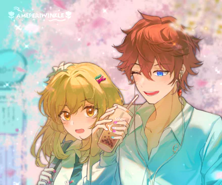  Tartaglia &amp; Lumine by Amegreen