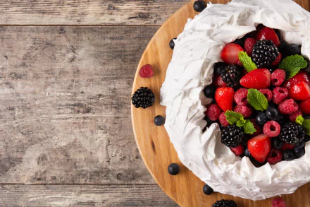 pavlova food cake HD Desktop Wallpaper | Background Image