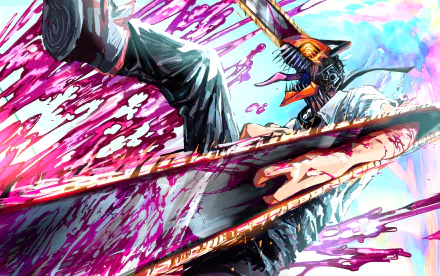 Denji (Chainsaw Man) Anime Chainsaw Man HD Desktop Wallpaper | Background Image