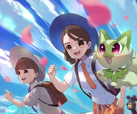 video game Pokémon: Scarlet And Violet HD Desktop Wallpaper | Background Image