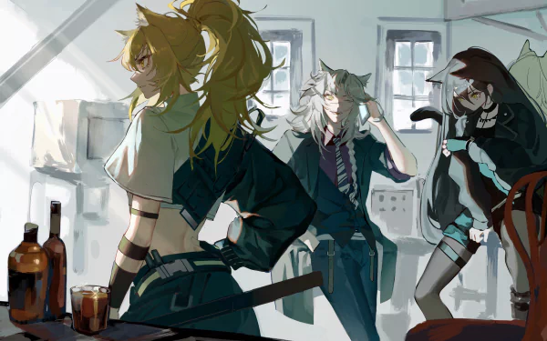 Siege (Arknights) Indra (Arknights) video game Arknights HD Desktop Wallpaper | Background Image