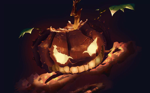 jack-o'-lantern holiday halloween HD Desktop Wallpaper | Background Image