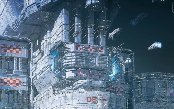  Infinite fleet / USF Station by DOFRESH