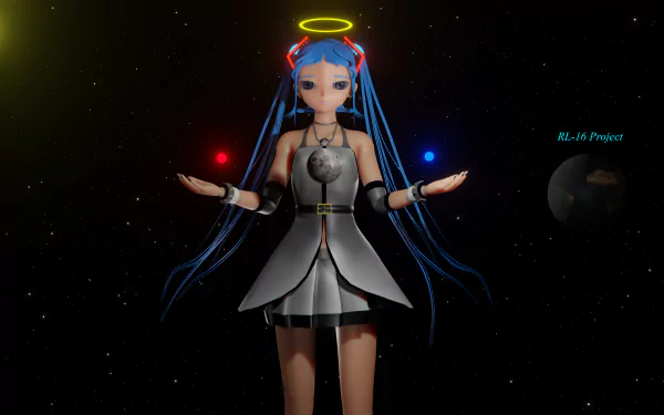  Hatsune Miku Blender Moon Night