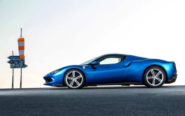 vehicle Ferrari 296 GTS HD Desktop Wallpaper | Background Image