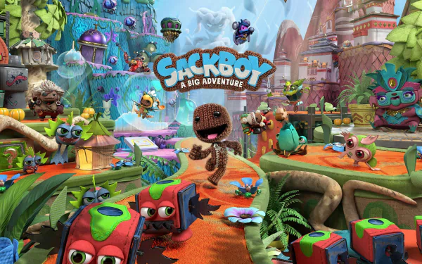 video game Sackboy: A Big Adventure HD Desktop Wallpaper | Background Image
