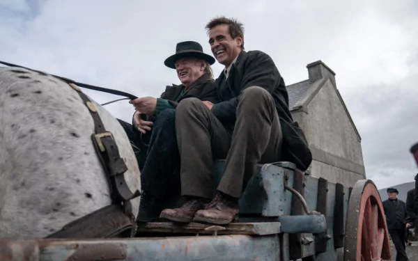 Colin Farrell Brendan Gleeson movie The Banshees of Inisherin HD Desktop Wallpaper | Background Image