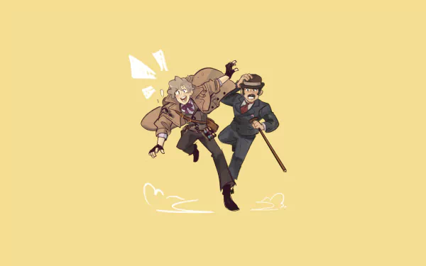 Yujin Mikotoba Herlock Sholmes video game The Great Ace Attorney Chronicles HD Desktop Wallpaper | Background Image