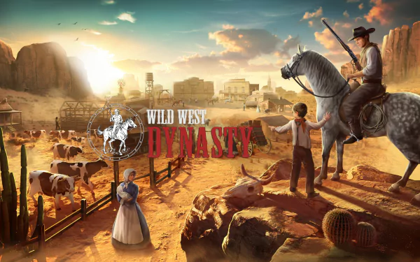 video game Wild West Dynasty HD Desktop Wallpaper | Background Image