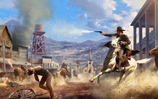 video game Wild West Dynasty HD Desktop Wallpaper | Background Image