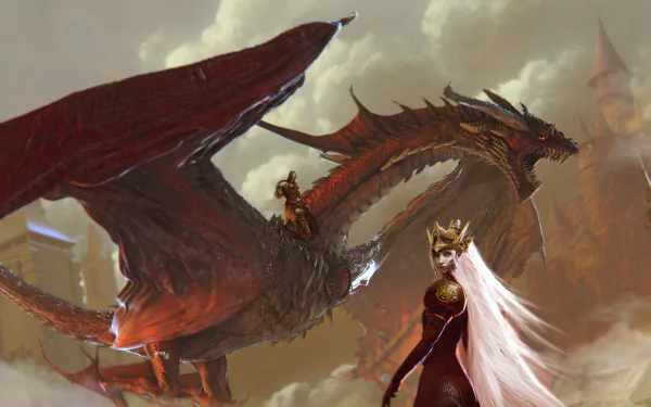 dragon Caraxes TV Show House of the Dragon HD Desktop Wallpaper | Background Image