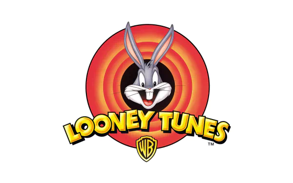 Bugs Bunny from the TV show Looney Tunes featured on a high-definition desktop wallpaper and background.