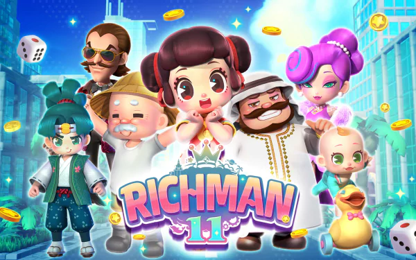 video game Richman 11 HD Desktop Wallpaper | Background Image