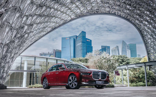 vehicle BMW i7 xDrive60 HD Desktop Wallpaper | Background Image