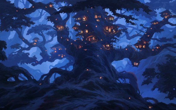 Fantasy City HD Wallpaper | Background Image