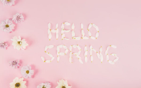 aesthetic pink aesthetic artistic spring HD Desktop Wallpaper | Background Image