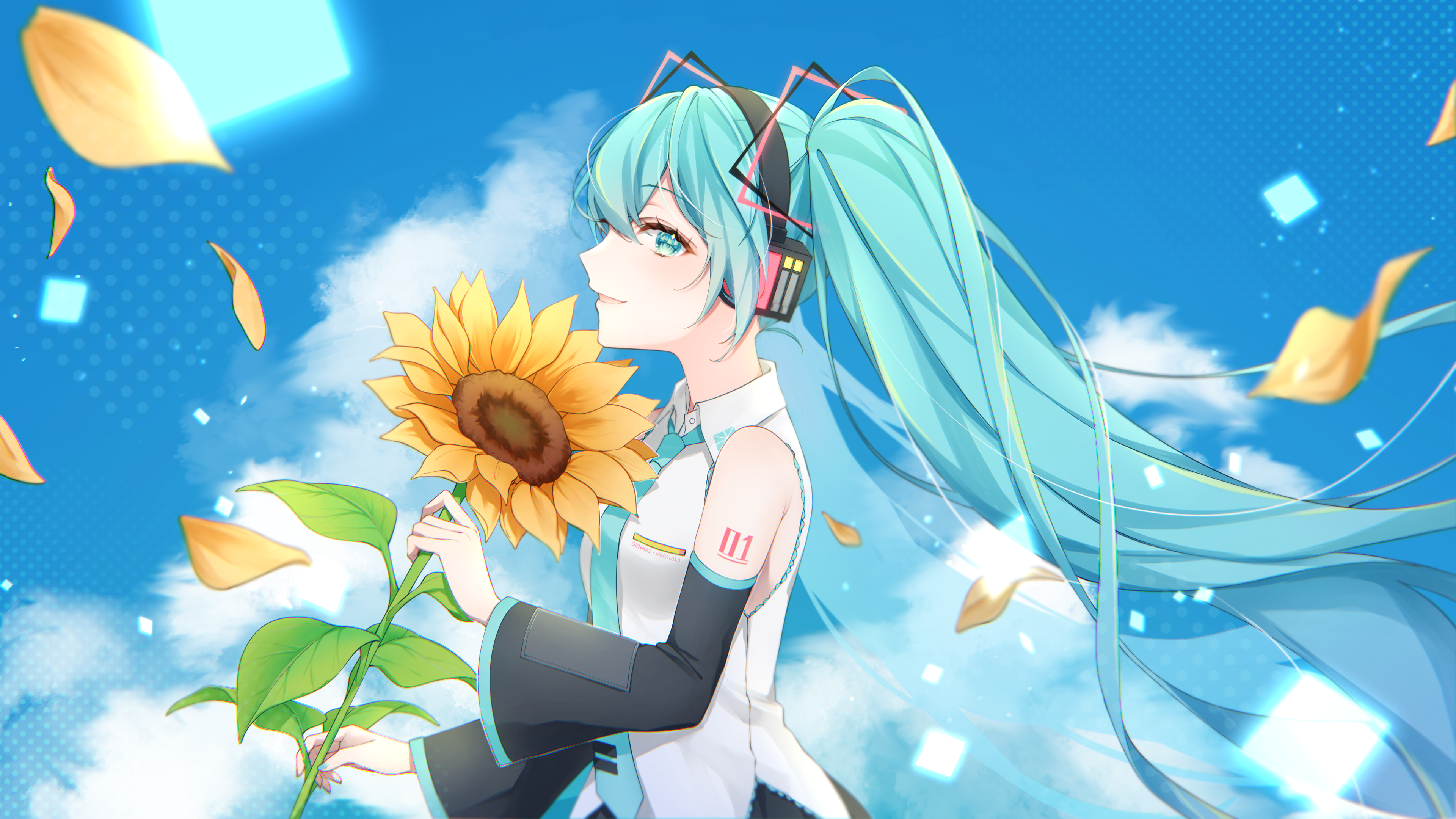 Hatsune Miku girl music vocaloid 01 polka HD phone wallpaper  Peakpx