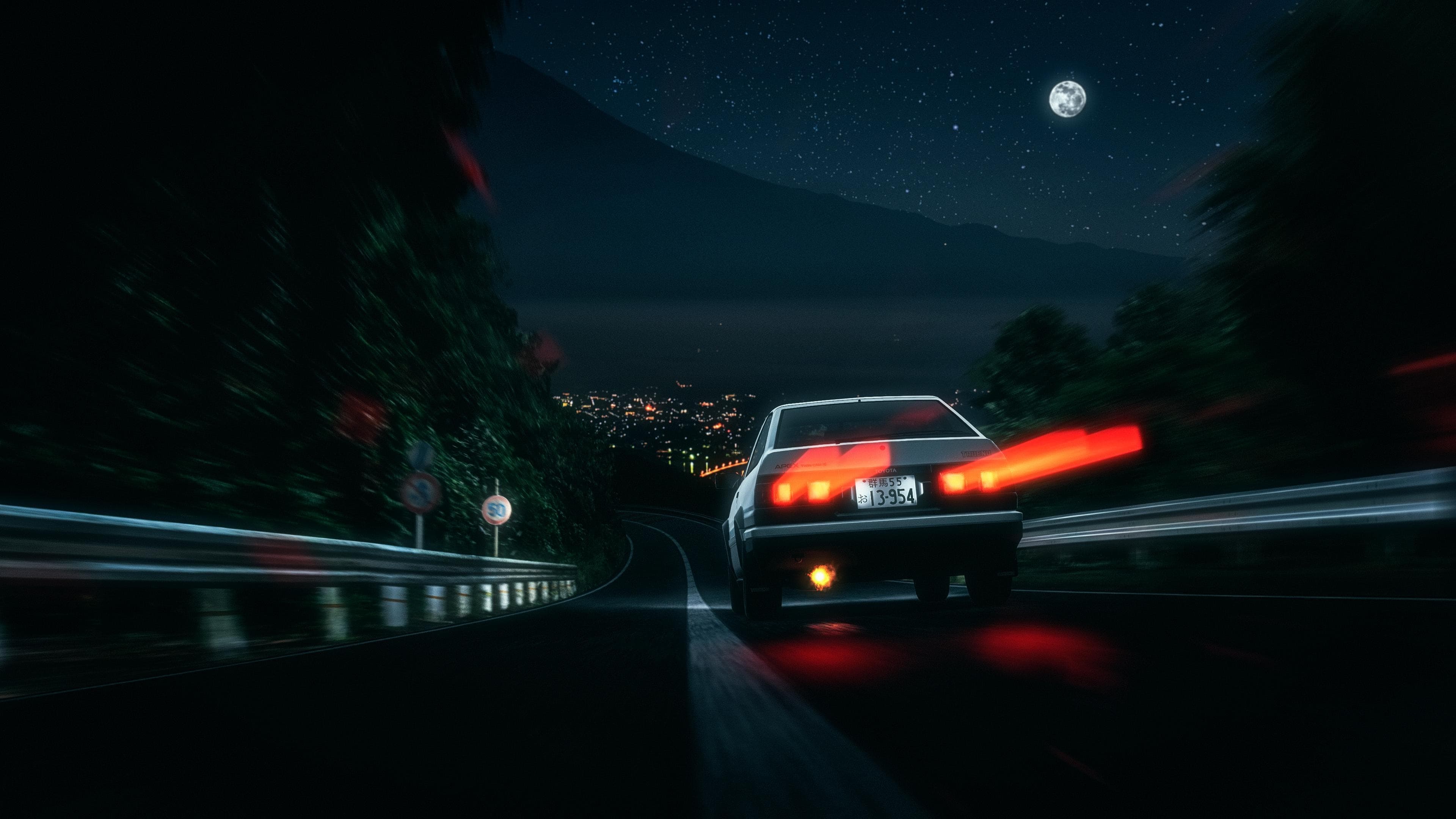 Initial D trueno anime girl Wallpaper by Sayybils