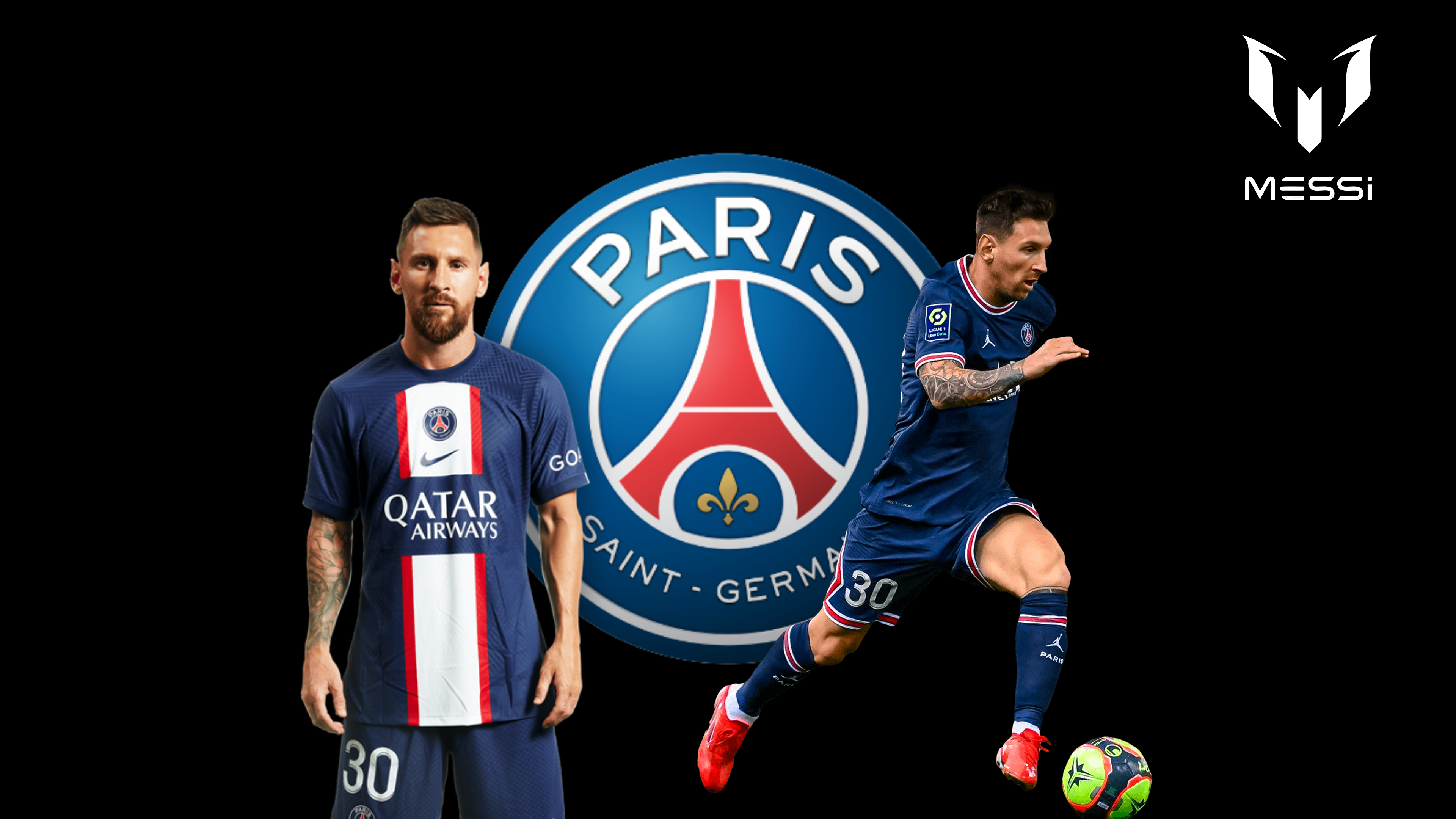 Messi psg wallpaper