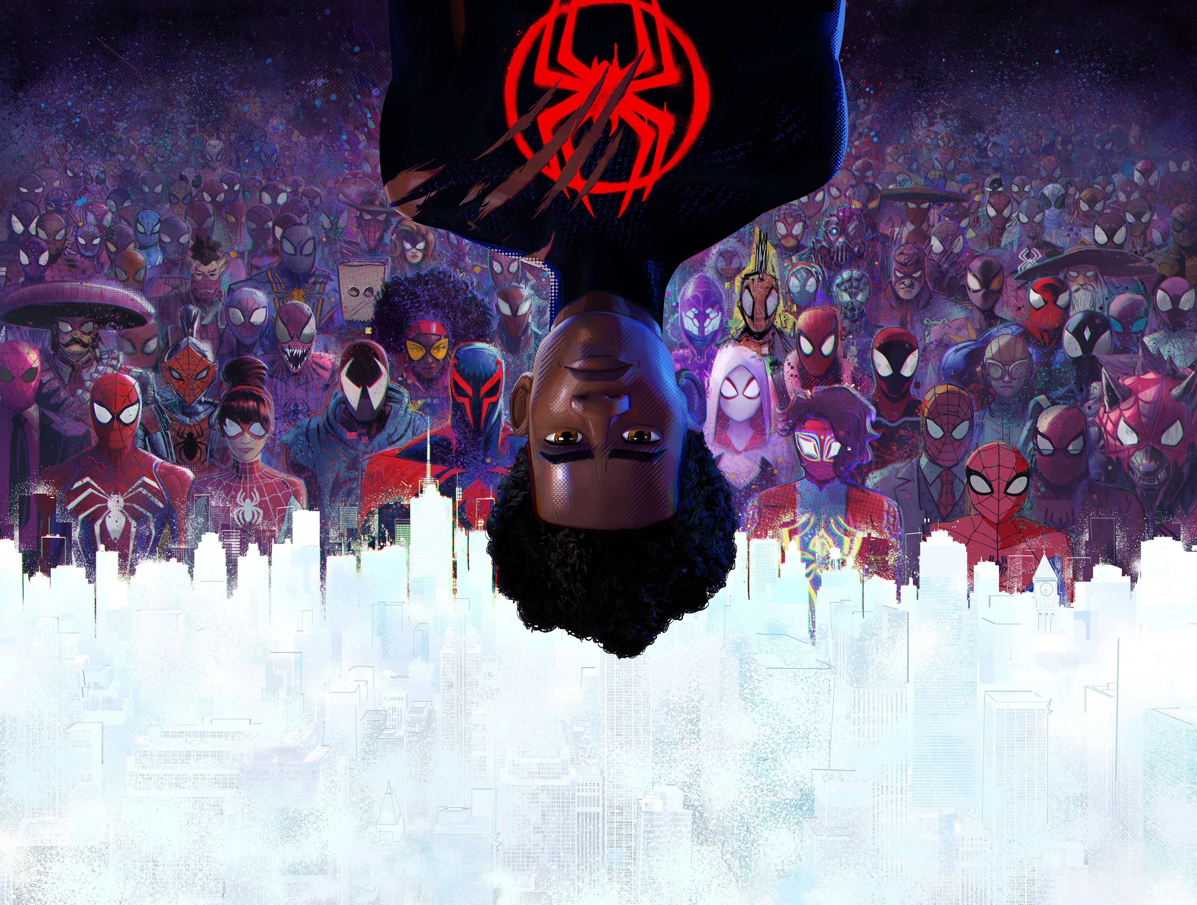 Miles Morales Spider spider man neon HD wallpaper  Pxfuel