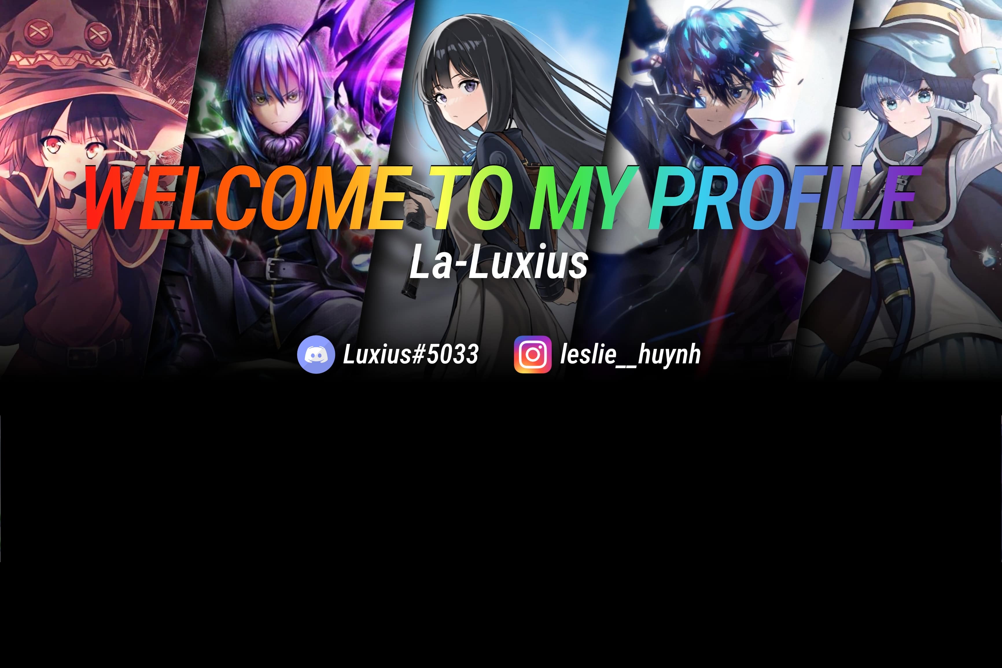 My profile banner, MAL profile by Luxius